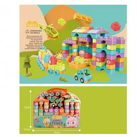 Конструктор город BabyToys JX 6737 вертолет 93 детали