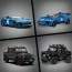Конструктор LEGO® Speed Champions Jaguar Project 7 та Land Rover Defender