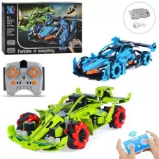 Конструктор K96101-102 машина 32,5 см, р/к, на аккумуляторе, USB зарядное, 2 вида (557 и 561 деталей), в коробке Конструктор K96101-102 машина 32,5 см, р/к, на аккумуляторе, USB зарядное, 2 вида (557 и 561 деталей), в коробке