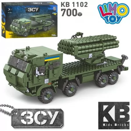 Конструктор KB 1102 військова техніка, 700 деталей