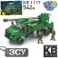 Конструктор KB 1117 військовий, машина, 510дет, в кор-ці