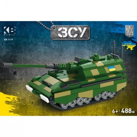 Конструктор военный танк KB 1119, 488 деталей