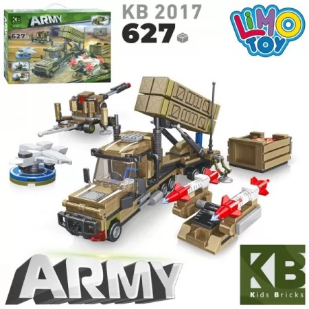 Конструктор військової техніки KB 2017, 627 деталей