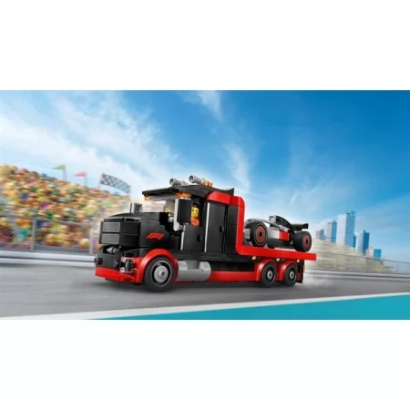 Конструктор LEGO® City Вантажівка для демонстрації F1® із перегоновим автомобілем Audi F1® 508 деталей