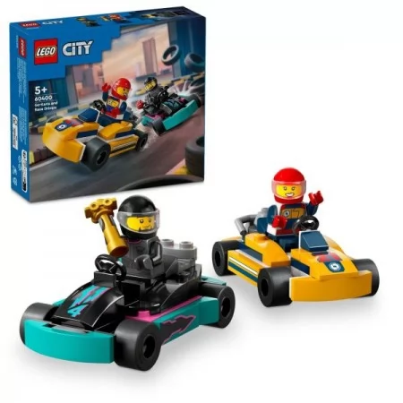 Конструктор LEGO City Картинг и гонщики 99 деталей
