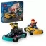 Конструктор LEGO City Картинг и гонщики 99 деталей