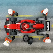 Конструктор LEGO City Пит-стоп и пит-экипаж F1 с болидом Ferrari 322 детали 