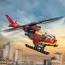 Конструктор LEGO City Пожежний рятувальний гелікоптер 85 деталей Конструктор LEGO City Пожежний рятувальний гелікоптер 85 деталей