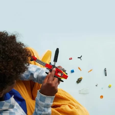 Конструктор LEGO City Пожежний рятувальний гелікоптер 85 деталей Конструктор LEGO City Пожежний рятувальний гелікоптер 85 деталей