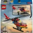 Конструктор LEGO City Пожежний рятувальний гелікоптер 85 деталей Конструктор LEGO City Пожежний рятувальний гелікоптер 85 деталей