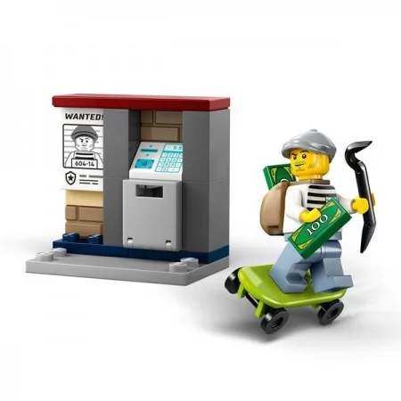 Конструктор LEGO City Преследование на полицейском мотоцикле 65 деталей