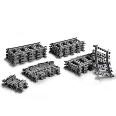 Конструктор LEGO City Рельсы 20 деталей