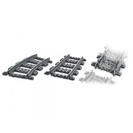 Конструктор LEGO City Рельсы 20 деталей Конструктор LEGO City Рельсы 20 деталей