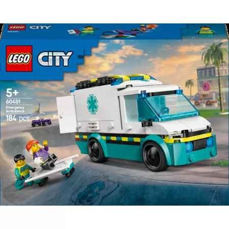 Конструктор LEGO City Скорая помощь 184 детали Конструктор LEGO City Скорая помощь 184 детали