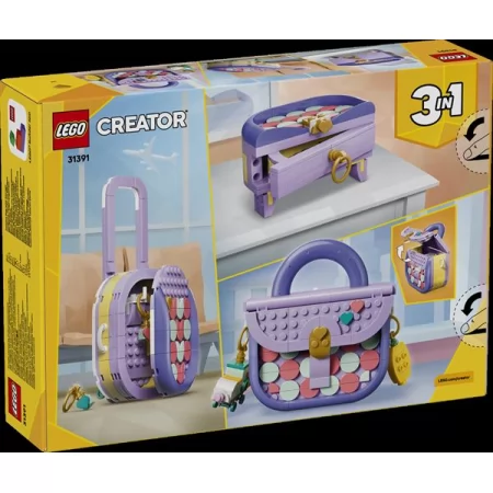 Конструктор LEGO® Creator 3 в 1 Стильна мистецька сумка з місцем для зберігання, 272 деталі