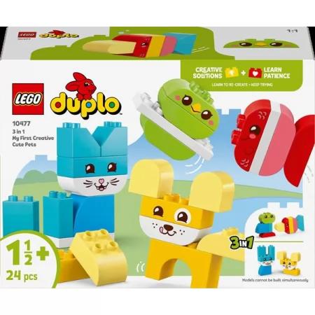 Конструктор LEGO DUPLO My First Очаровательные творческие домашние любимцы 3 в 1 24 Детали 10477