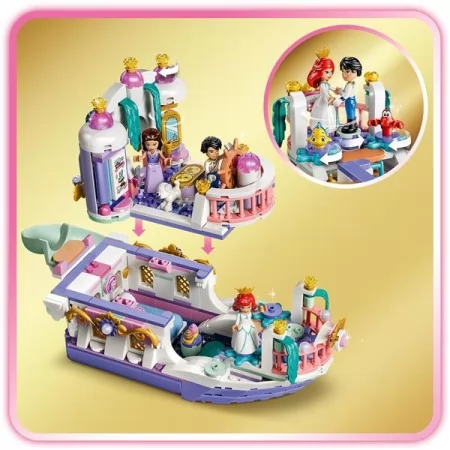 Конструктор LEGO® Disney Принцеса Королівський весільний човен Аріель, 519 деталей Конструктор LEGO® Disney Принцеса Королівський весільний човен Аріель, 519 деталей