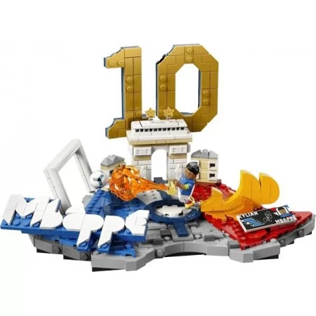 Конструктор LEGO® Editions Кіліан Мбаппе — найкращі моменти футбольних матчів, 490 деталей