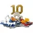 Конструктор LEGO® Editions Кіліан Мбаппе — найкращі моменти футбольних матчів, 490 деталей