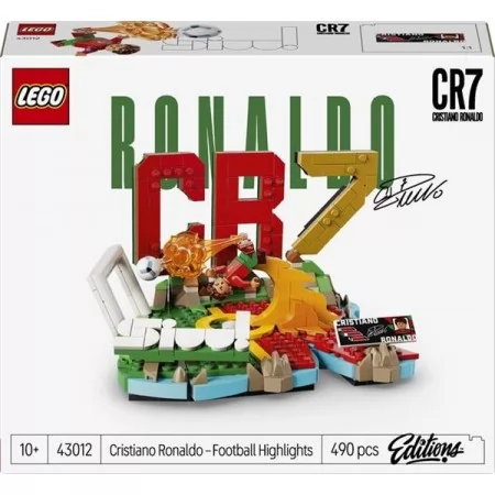 Конструктор LEGO® Editions Кріштіану Роналду — найкращі моменти футбольних матчів, 490 деталей