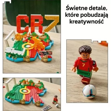 Конструктор LEGO® Editions Кріштіану Роналду — найкращі моменти футбольних матчів, 490 деталей