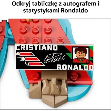 Конструктор LEGO® Editions Кріштіану Роналду — найкращі моменти футбольних матчів, 490 деталей