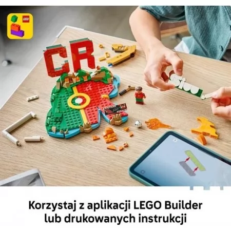 Конструктор LEGO® Editions Кріштіану Роналду — найкращі моменти футбольних матчів, 490 деталей