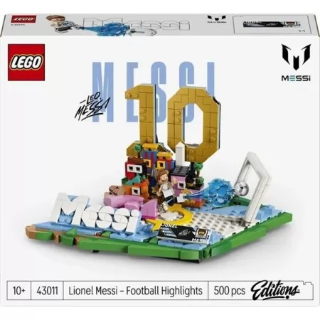 Конструктор LEGO® Editions Ліонель Мессі — найкращі моменти футбольних матчів, 500 деталей