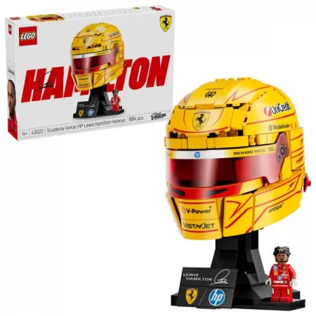 Конструктор LEGO® Editions Шлем Льюиса Хэмилтона c команды Scuderia Ferrari HP, 884 деталей