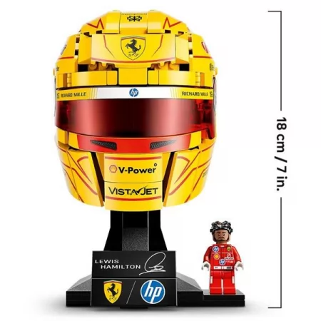 Конструктор LEGO® Editions Шлем Льюиса Хэмилтона c команды Scuderia Ferrari HP, 884 деталей