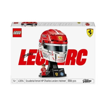 Конструктор LEGO® Editions Шлем Шарля Леклера c команды Scuderia Ferrari HP, 886 деталей Конструктор LEGO® Editions Шлем Шарля Леклера c команды Scuderia Ferrari HP, 886 деталей