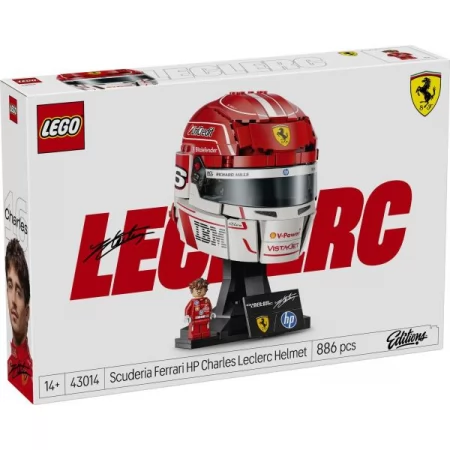 Конструктор LEGO® Editions Шлем Шарля Леклера c команды Scuderia Ferrari HP, 886 деталей Конструктор LEGO® Editions Шлем Шарля Леклера c команды Scuderia Ferrari HP, 886 деталей