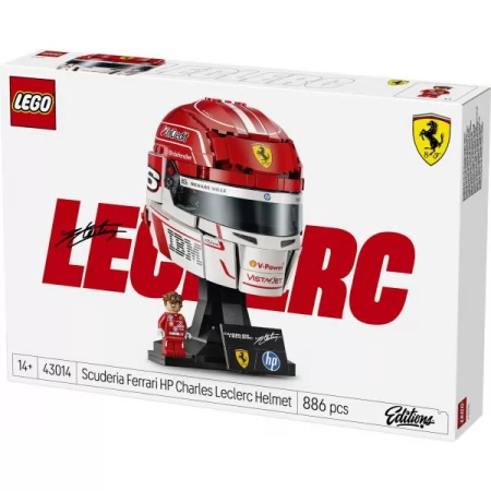 Конструктор LEGO® Editions Шлем Шарля Леклера c команды Scuderia Ferrari HP, 886 деталей Конструктор LEGO® Editions Шлем Шарля Леклера c команды Scuderia Ferrari HP, 886 деталей