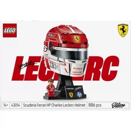 Конструктор LEGO® Editions Шлем Шарля Леклера c команды Scuderia Ferrari HP, 886 деталей Конструктор LEGO® Editions Шлем Шарля Леклера c команды Scuderia Ferrari HP, 886 деталей