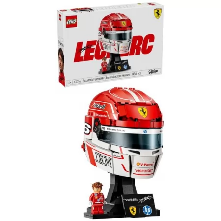 Конструктор LEGO® Editions Шлем Шарля Леклера c команды Scuderia Ferrari HP, 886 деталей Конструктор LEGO® Editions Шлем Шарля Леклера c команды Scuderia Ferrari HP, 886 деталей