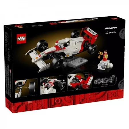 Конструктор LEGO Icons McLaren MP4/4 и Айртон Сенна 693 детали