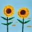 Конструктор LEGO Icons Подсолнечники 191 деталь