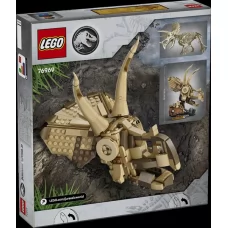 Конструктор LEGO® Jurassic World Окаменелости динозавров: череп трицератопса, 468 деталей 