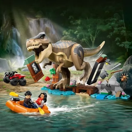 Конструктор LEGO® Jurassic World Побег по реке от тираннозавра, 199 деталей
