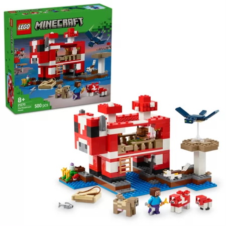 Конструктор LEGO Minecraft Грибной дом 500 деталей