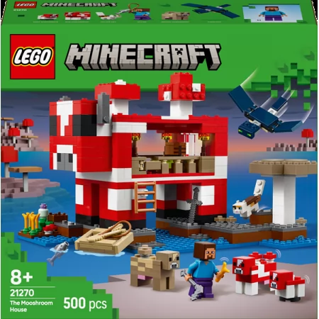 Конструктор LEGO Minecraft Грибной дом 500 деталей