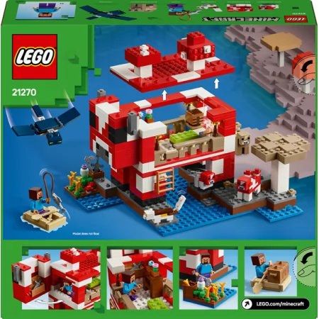 Конструктор LEGO Minecraft Грибной дом 500 деталей