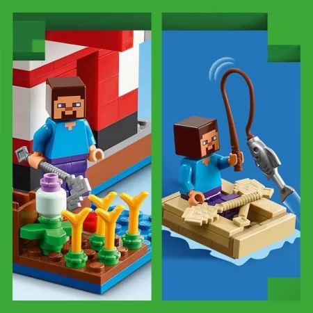 Конструктор LEGO Minecraft Грибной дом 500 деталей