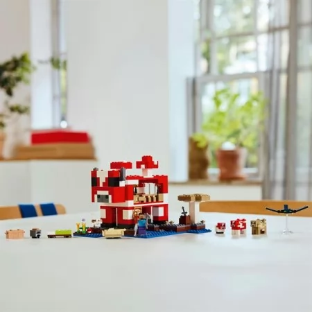 Конструктор LEGO Minecraft Грибной дом 500 деталей