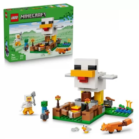 Конструктор LEGO Minecraft Куриная ферма 233 Детали 