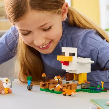 Конструктор LEGO Minecraft Куриная ферма 233 Детали Конструктор LEGO Minecraft Куриная ферма 233 Детали