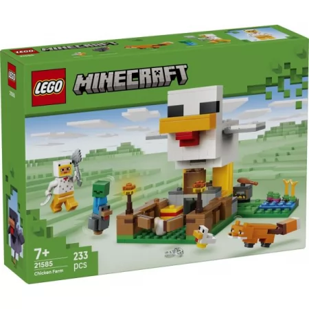 Конструктор LEGO Minecraft Куриная ферма 233 Детали Конструктор LEGO Minecraft Куриная ферма 233 Детали
