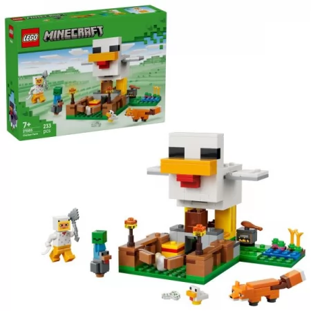 Конструктор LEGO Minecraft Куриная ферма 233 Детали Конструктор LEGO Minecraft Куриная ферма 233 Детали