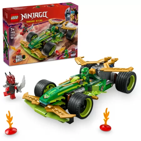 Конструктор LEGO NINJAGO Автомобиль для гонок Ллойда с инерционным двигателем 181 деталь