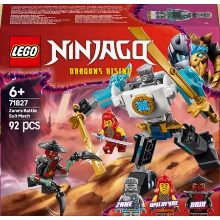 Конструктор LEGO NINJAGO Боевой костюм-робот Зейна 92 детали Конструктор LEGO NINJAGO Боевой костюм-робот Зейна 92 детали
